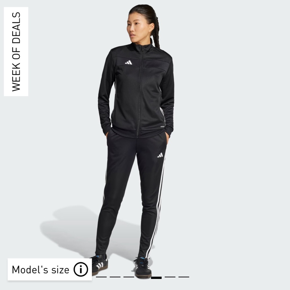 Adidas women’s aeroready tracksuit, jacket and pants.
